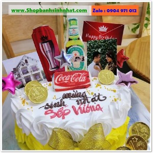 Bánh Sinh Nhật In Hình Ảnh - H646
